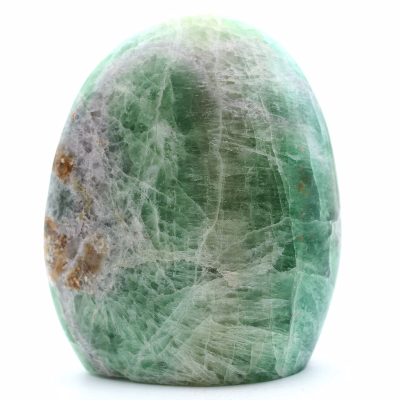 Polished Green Fluorite Stone