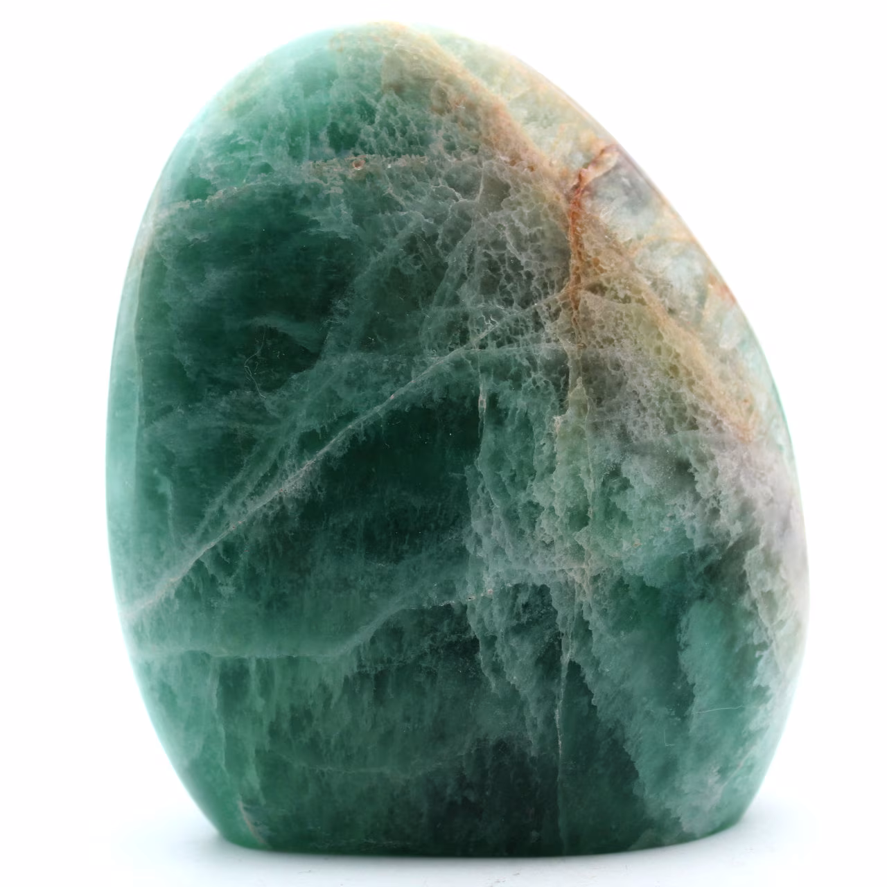 Green fluorite ornamental stone from Madagascar