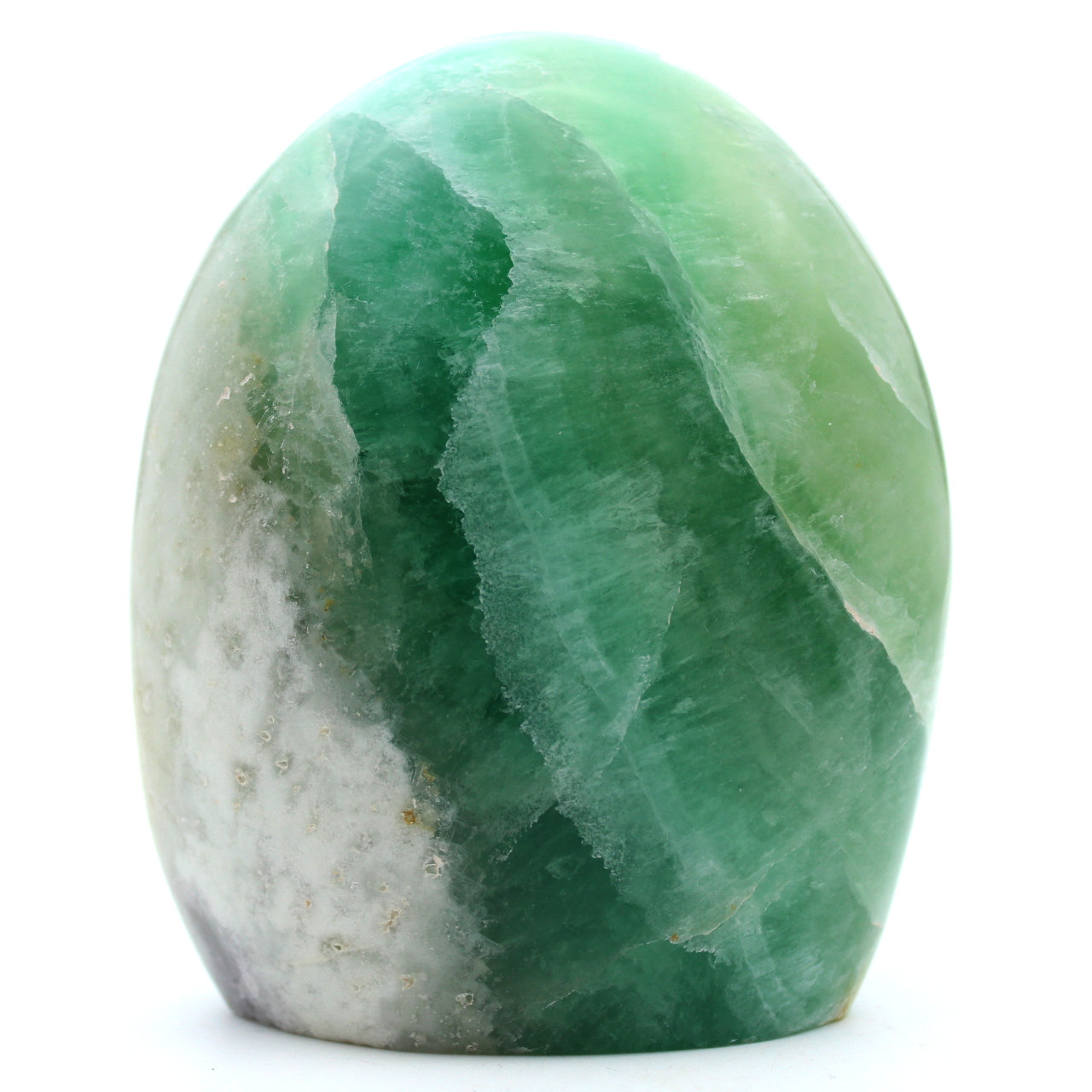 Collectible natural green fluorite