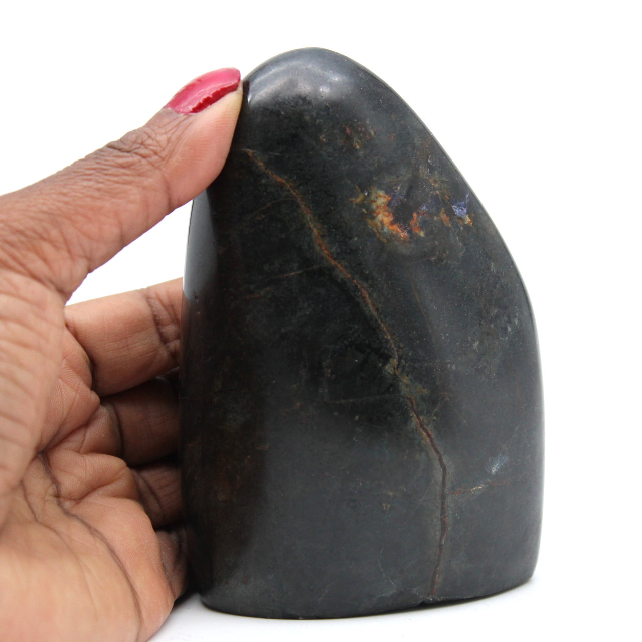 Freeform black Tourmaline stone