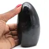 Black tourmaline polished shape - 0