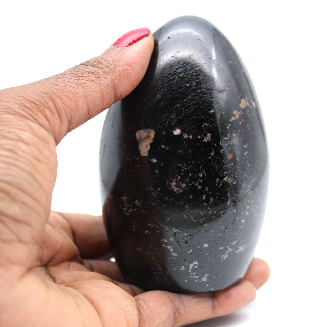Freeform black Tourmaline stone