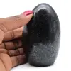 Polished natural black tourmaline - 0