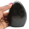 Polished black tourmaline from Madagascar - 0