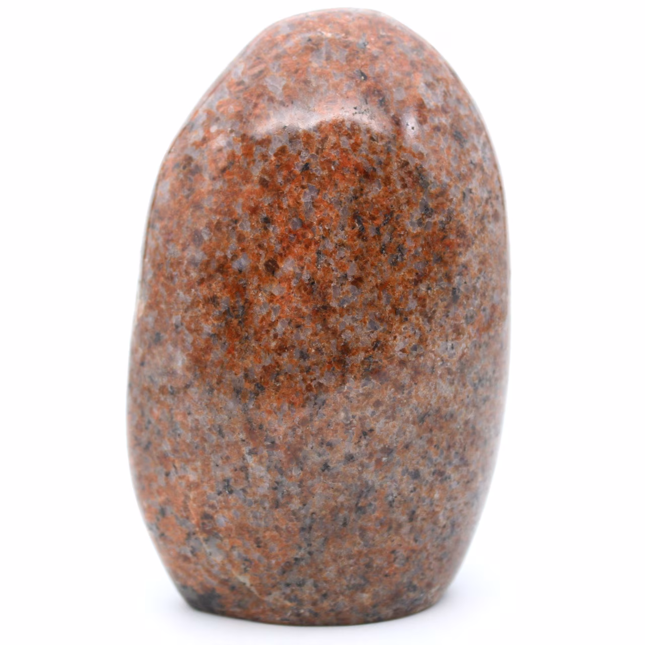 Polished natural orange dolomite
