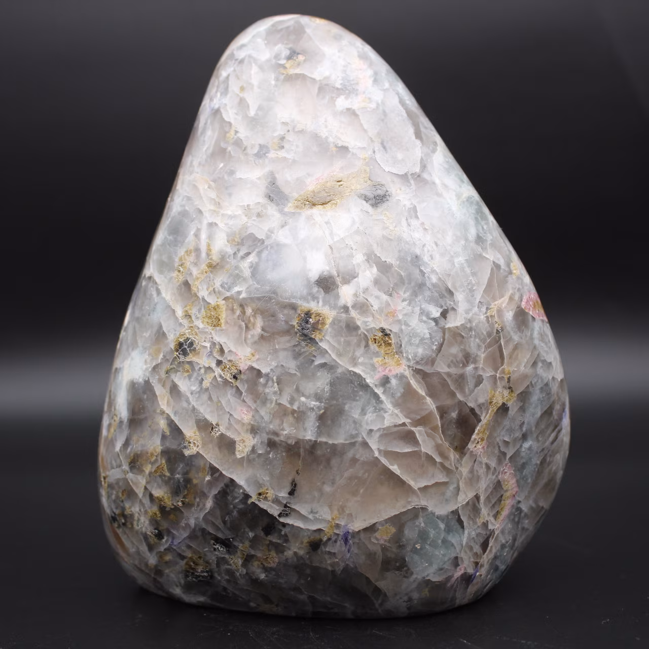 Tourmaline included freeform