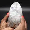 Polished Tourmaline Inclusion Stone - 1