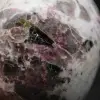 Polished natural tourmaline inclusion block - 7
