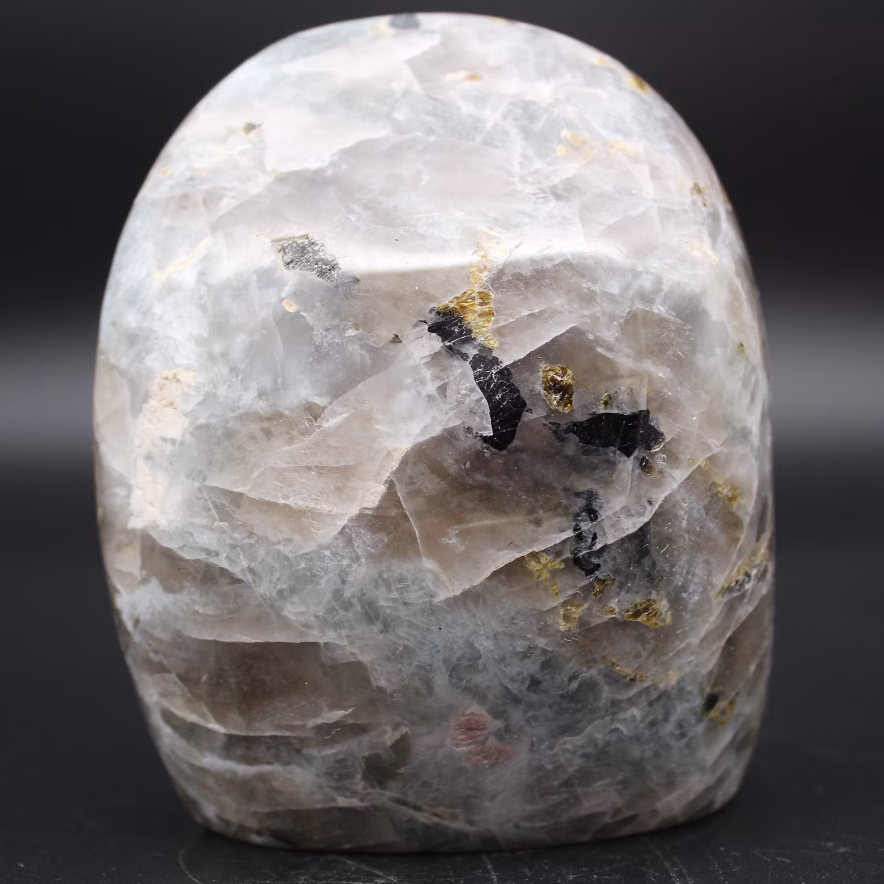 Stone with natural Tourmaline inclusion