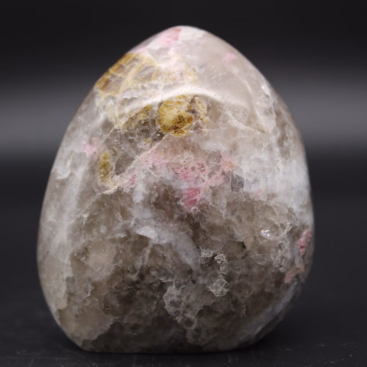 Free form with inclusion of Tourmaline