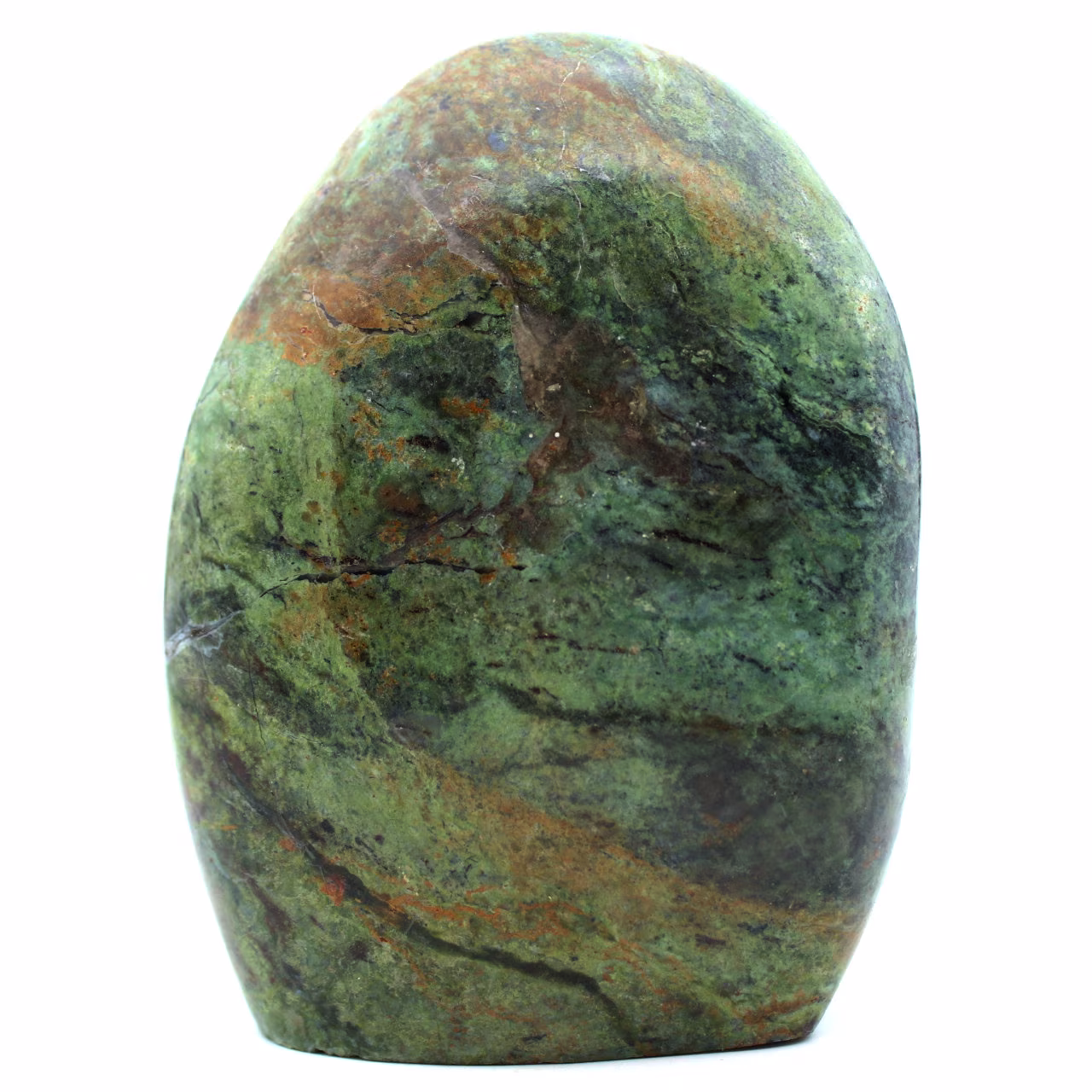 Polished natural chrysoprase block