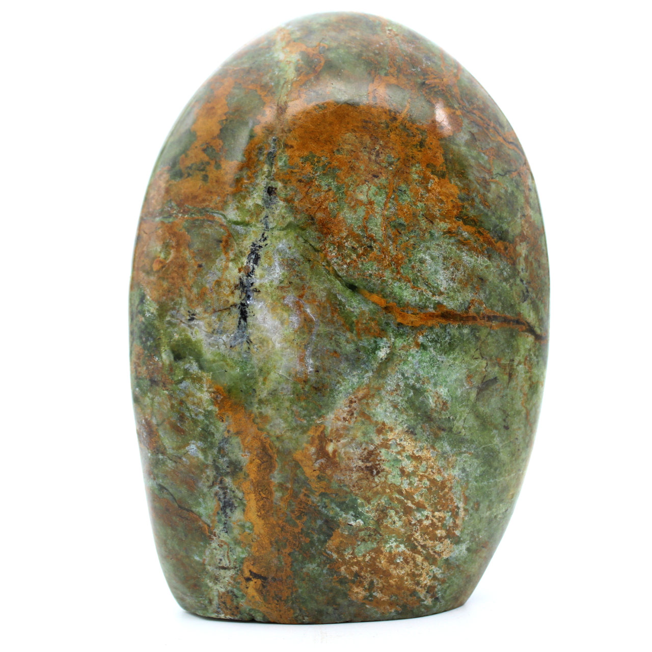 Natural chrysoprase for ornament