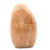 Polished natural microline pink moonstone block - 3