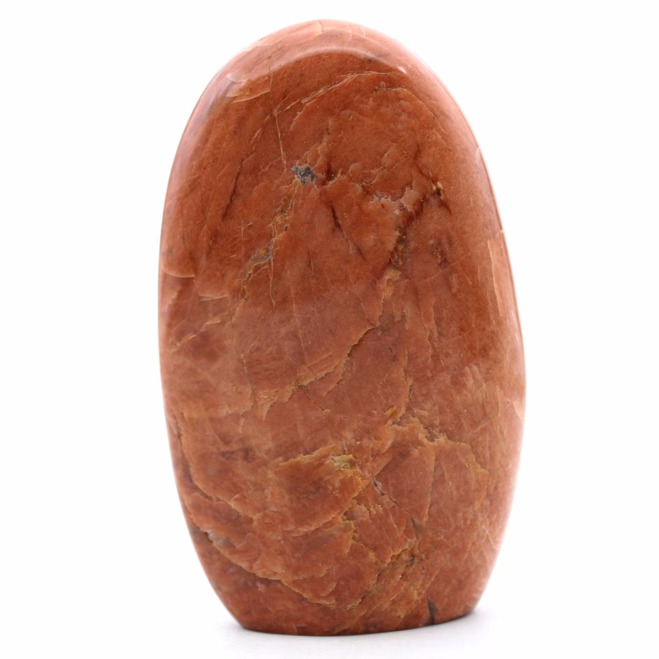 Pink microline moonstone stone from Madagascar