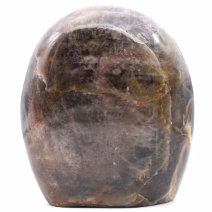 Black moonstone microline ornamental stone from Madagascar