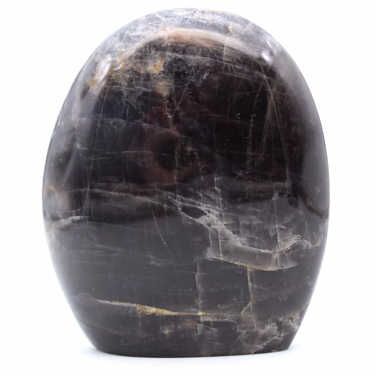 Natural microline black moonstone stone