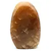 Polished honey calcite stone - 0