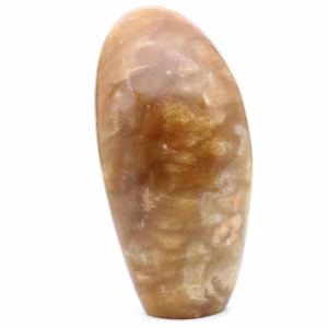 Calcite honey ornamental stone from Madagascar
