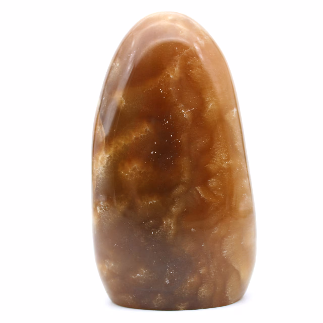 Decorative honey calcite