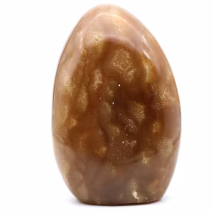Natural honey calcite for ornament