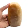 Polished natural honey calcite - 1