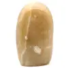 Polished natural honey calcite - 3