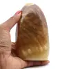 Polished honey calcite stone - 1