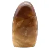 Polished honey calcite stone - 3