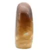 Polished honey calcite stone - 4
