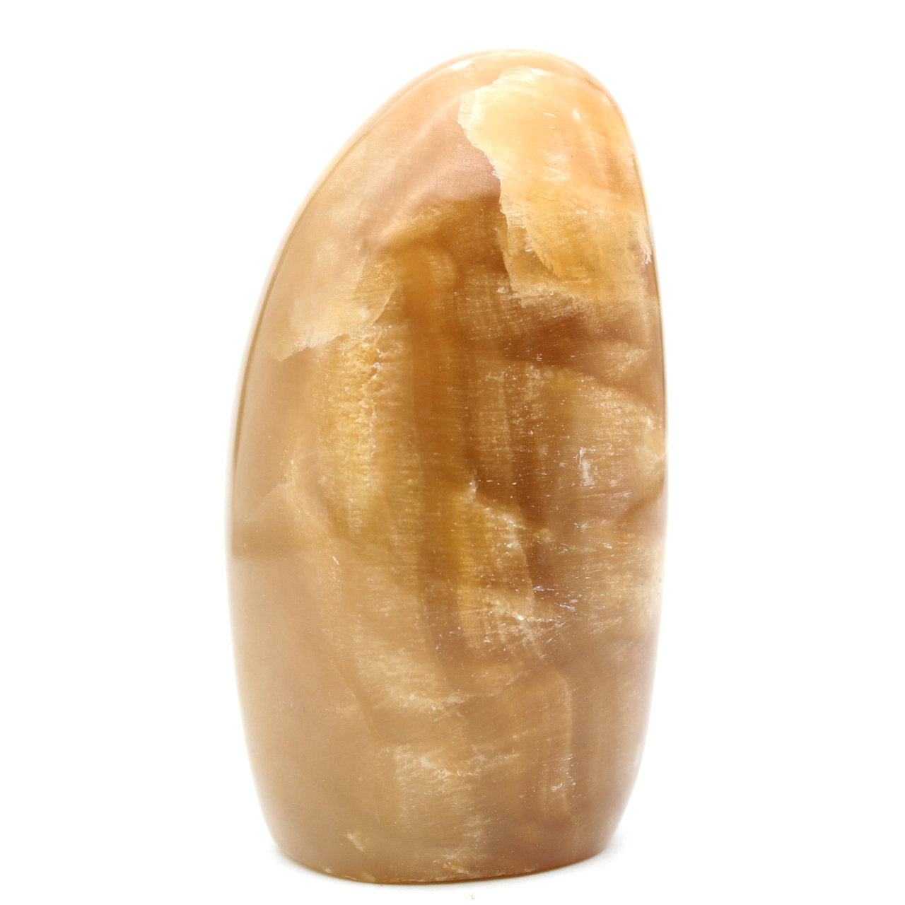 Decorative honey calcite