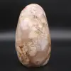 Polished flower agate stone - 2