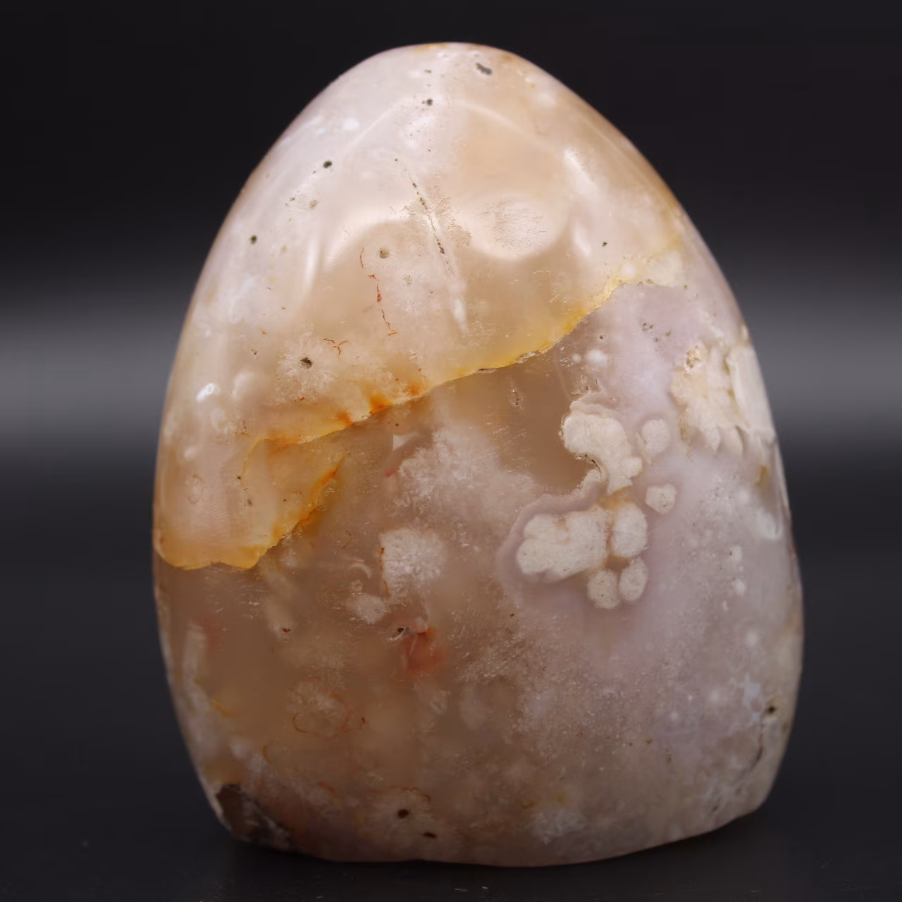 Natural flower agate