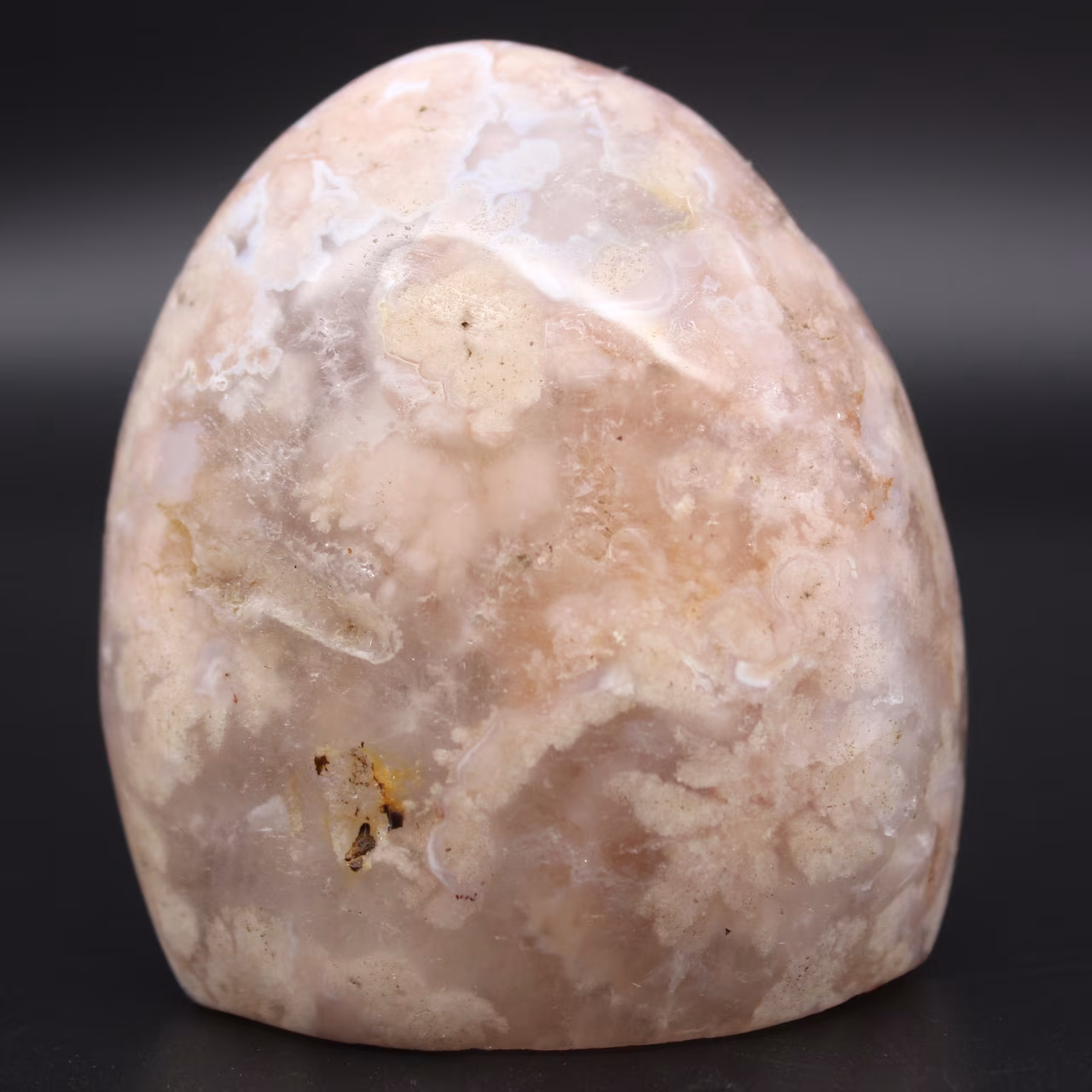Natural flower agate stone