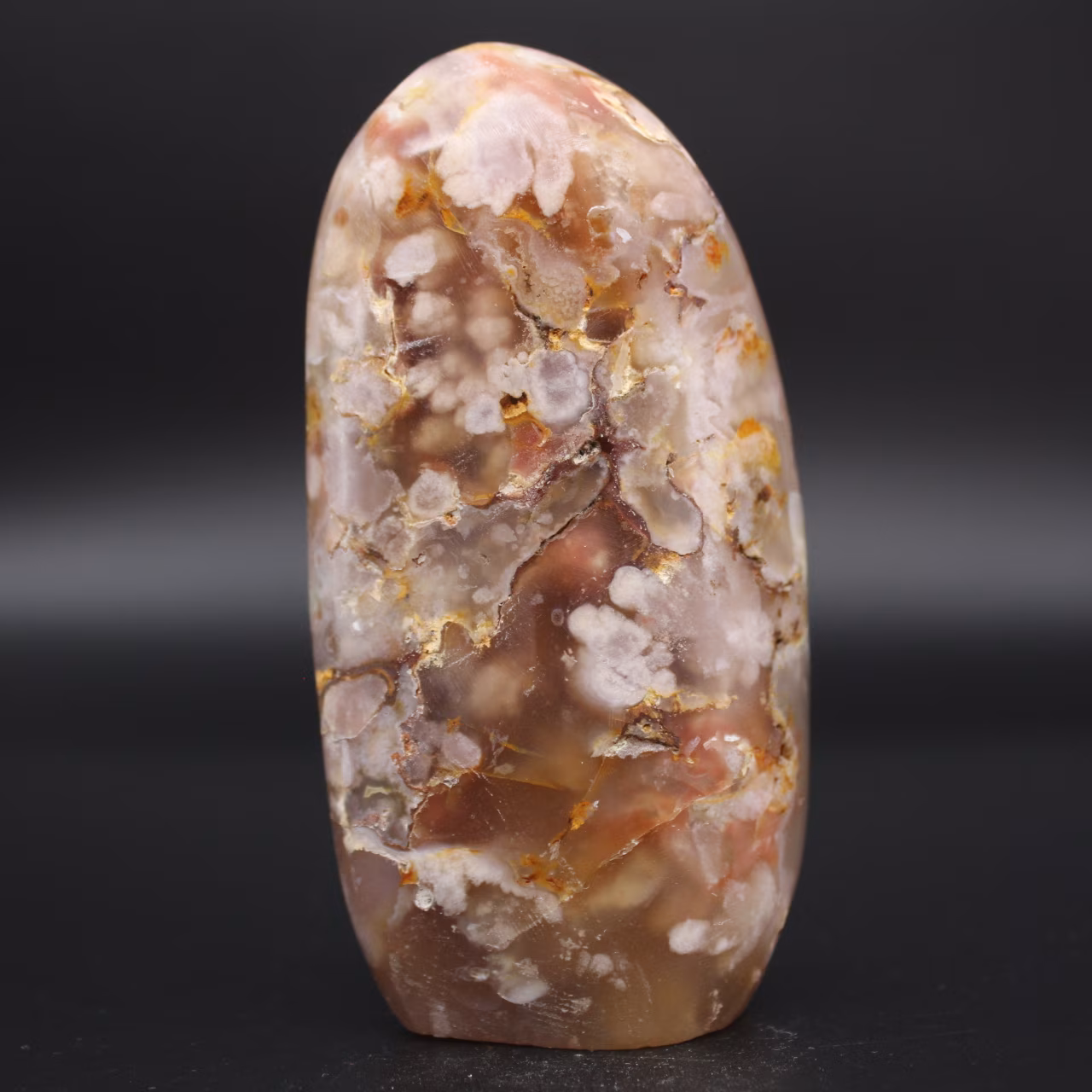 Natural flower agate decoration