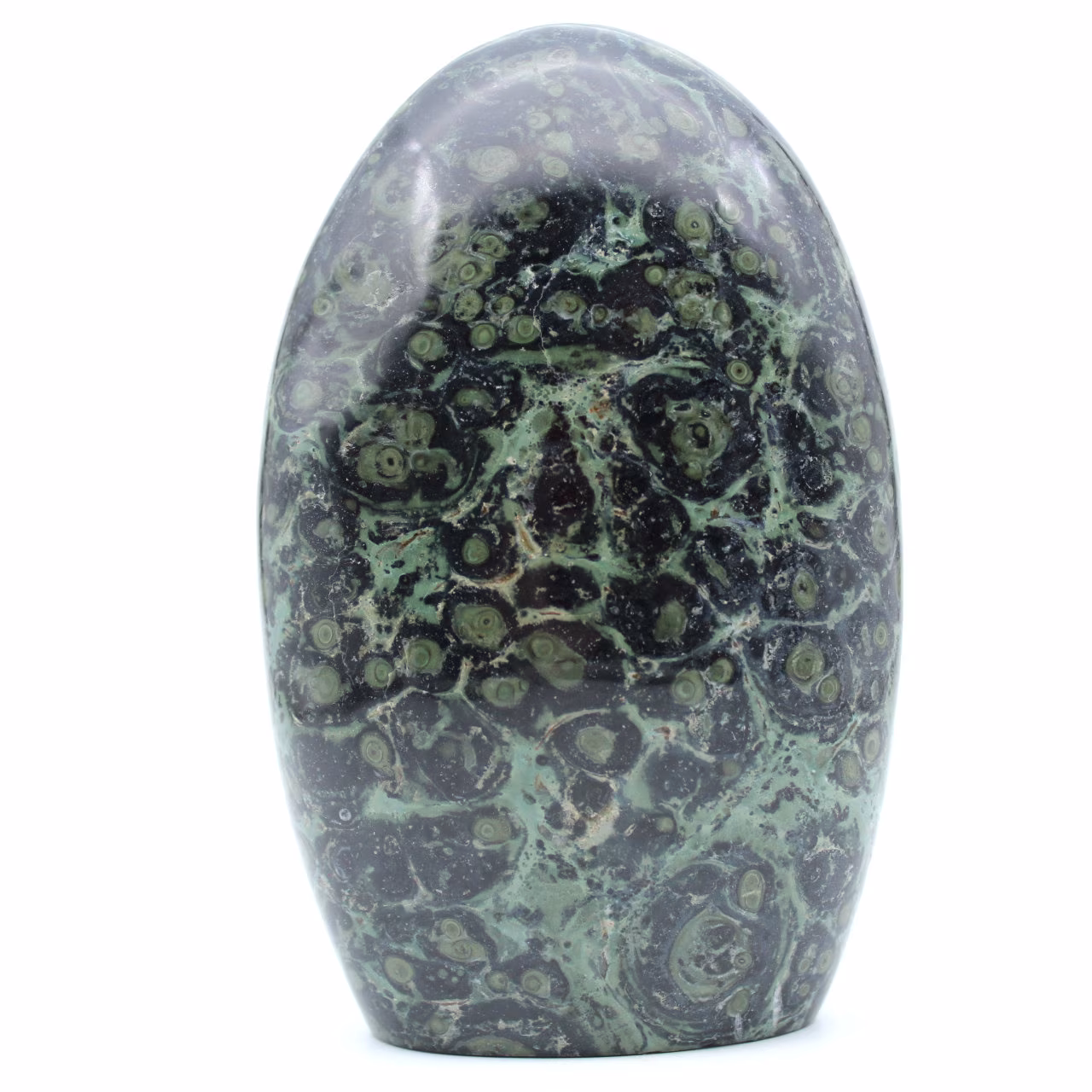 Polished kambamba jasper stone