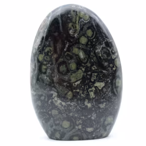 Polished natural kambamba jasper block