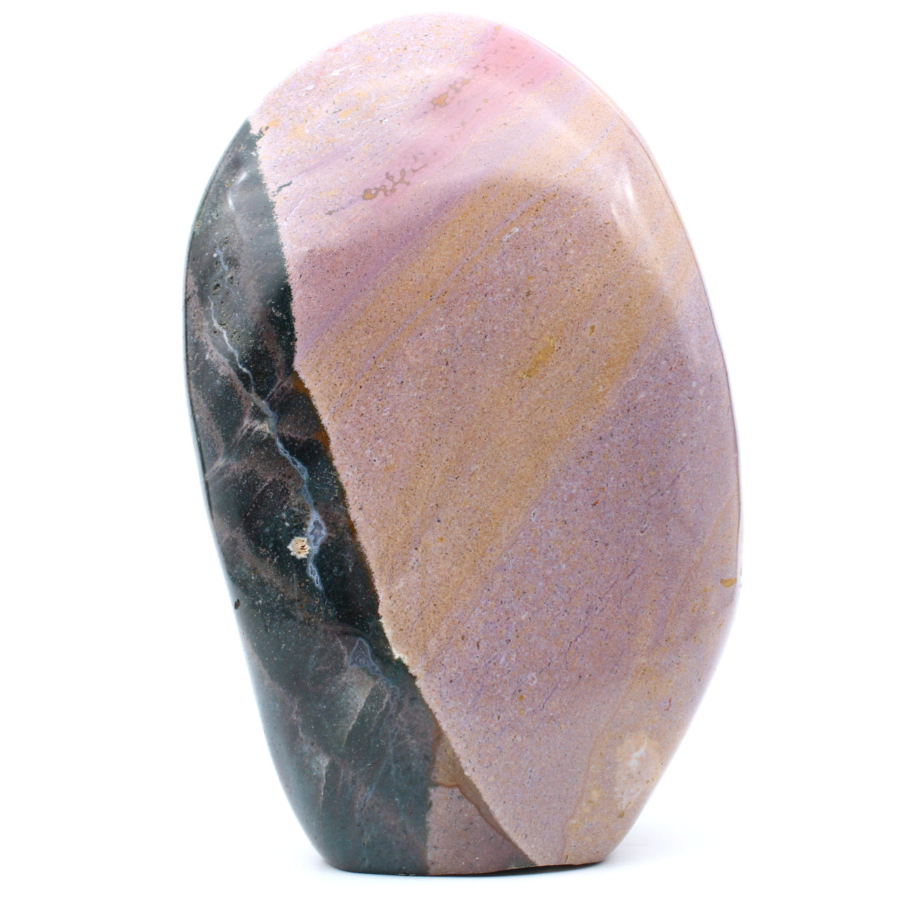 Free form of polychrome jasper