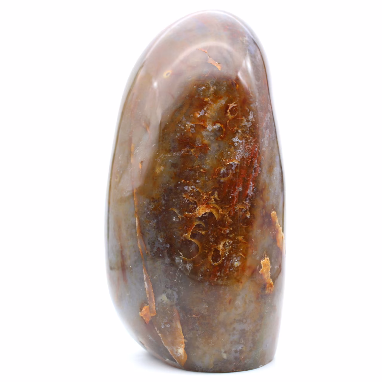 Polished Polychrome Jasper Stone