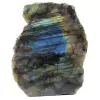 Labradorite stone with a natural polished face - 0