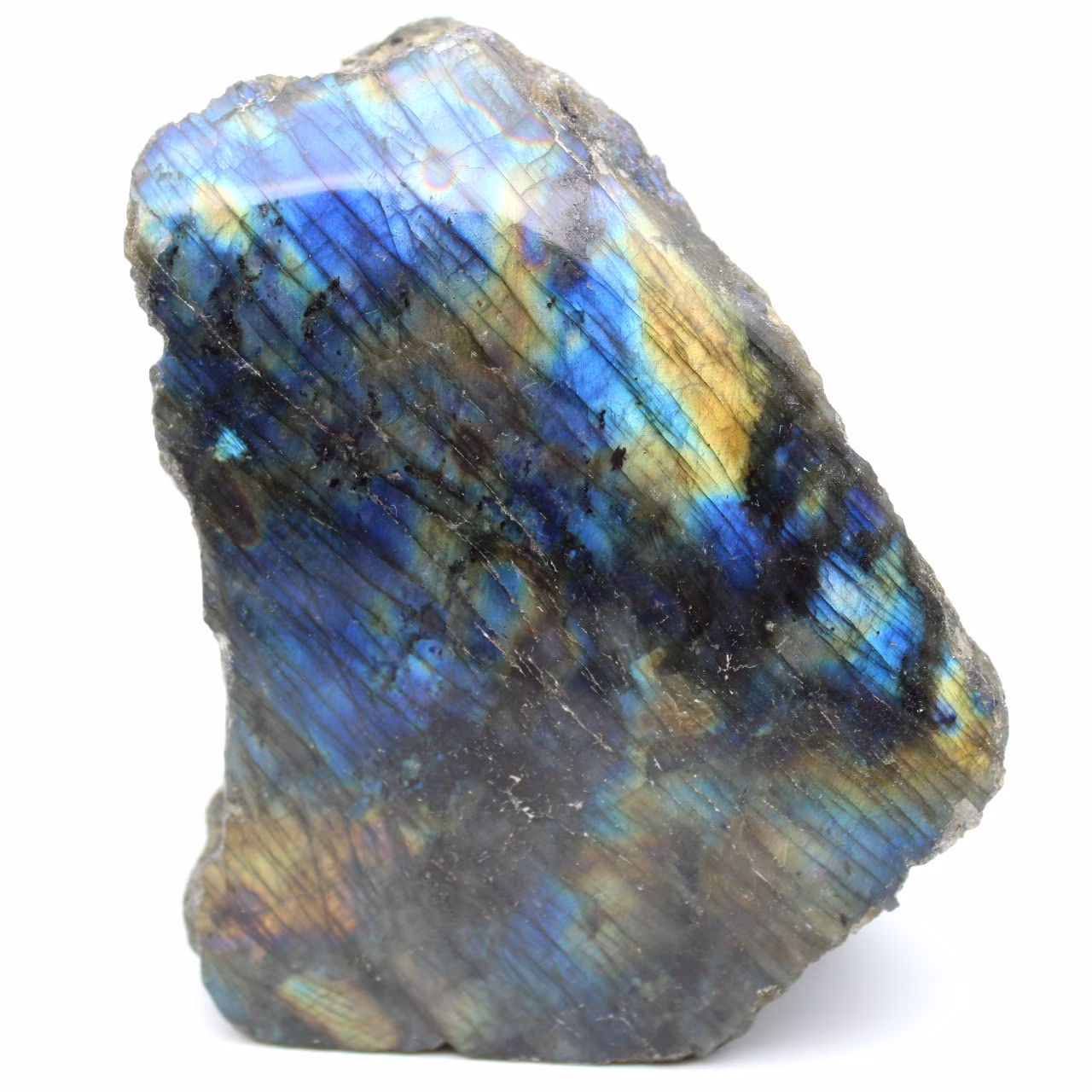 Labradorite a polished face from Madagascar
