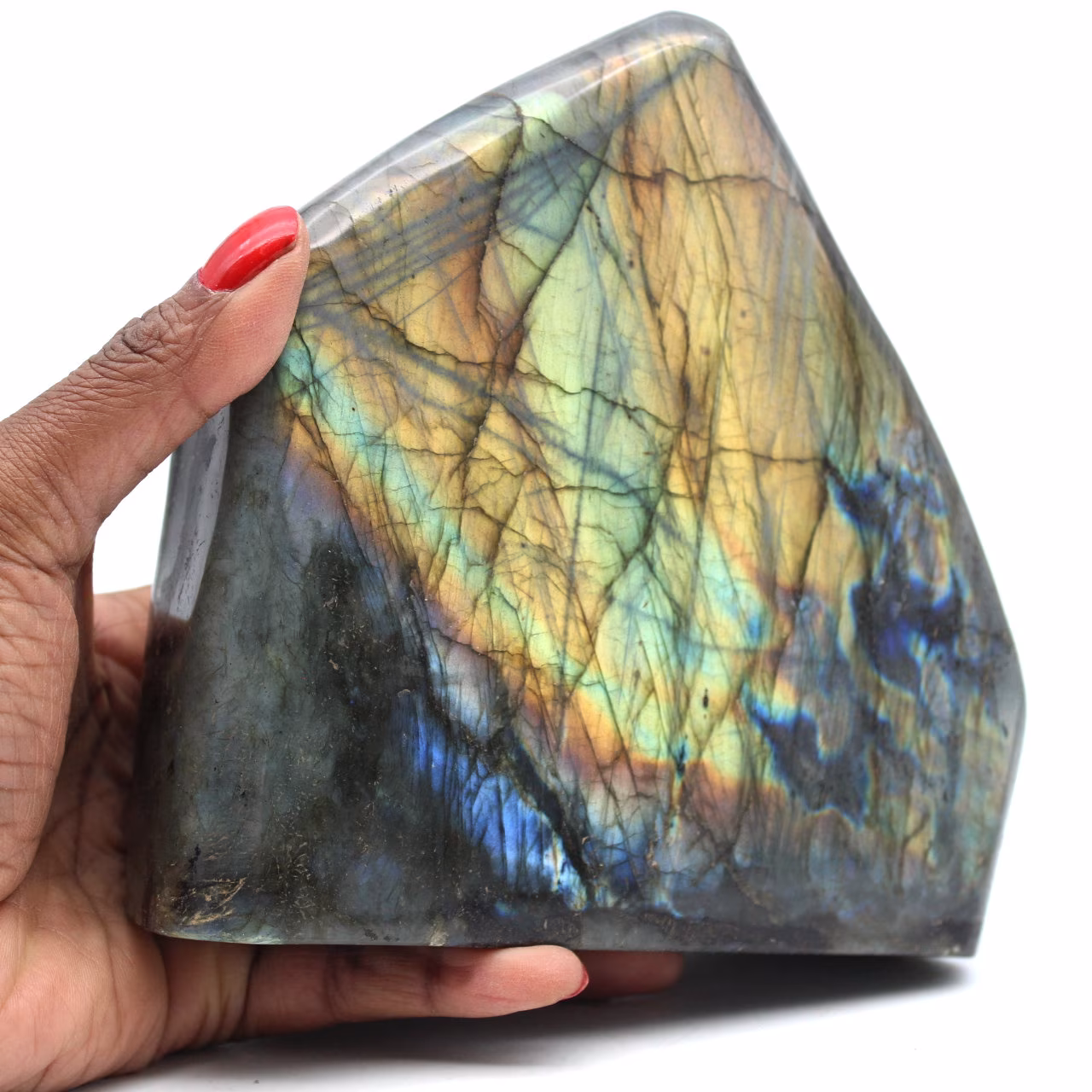 Freeform Polished Labradorite Stone