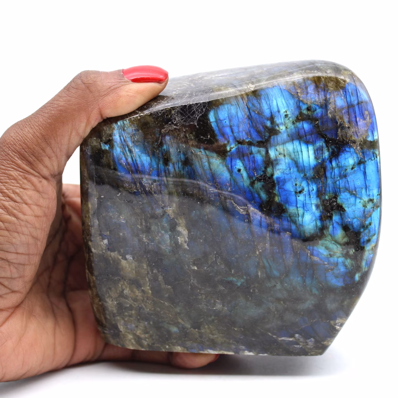Polished Labradorite stone from Madagascar