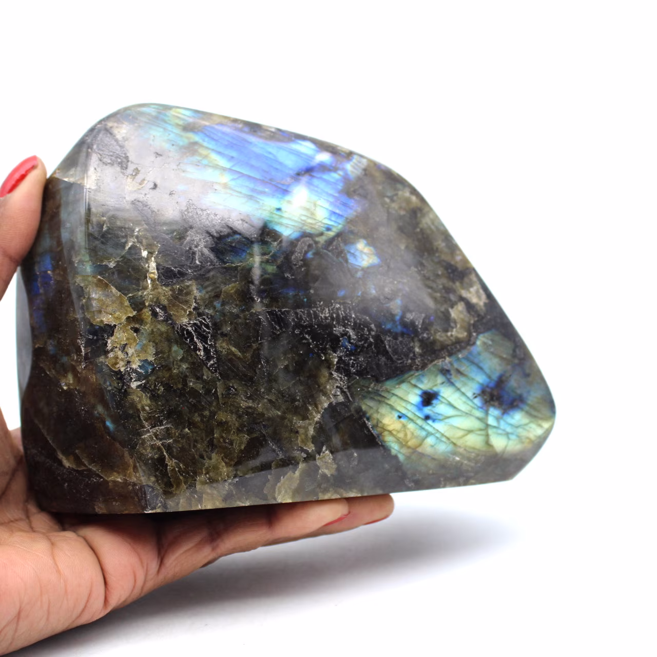 Polished natural polished labradorite