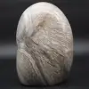 Polished Natural Gray Ribboned Jasper Block - 1
