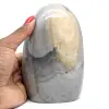 Gray ribbon jasper stone freeform - 0