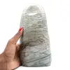 Gray ribbon jasper stone freeform - 0