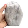 Natural gray ribbon jasper for ornament - 0
