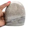 Gray ribbon jasper stone freeform - 0