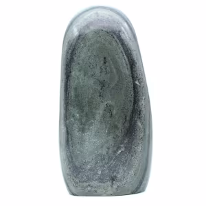 Free form of striated green jasper