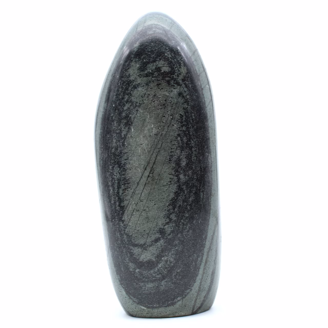 Ribbed green jasper decoration stone